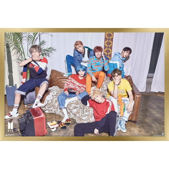 BTS - LOVE YOURSELF ? 'Her' Wall Poster, 14.725" x 22.375" Framed
