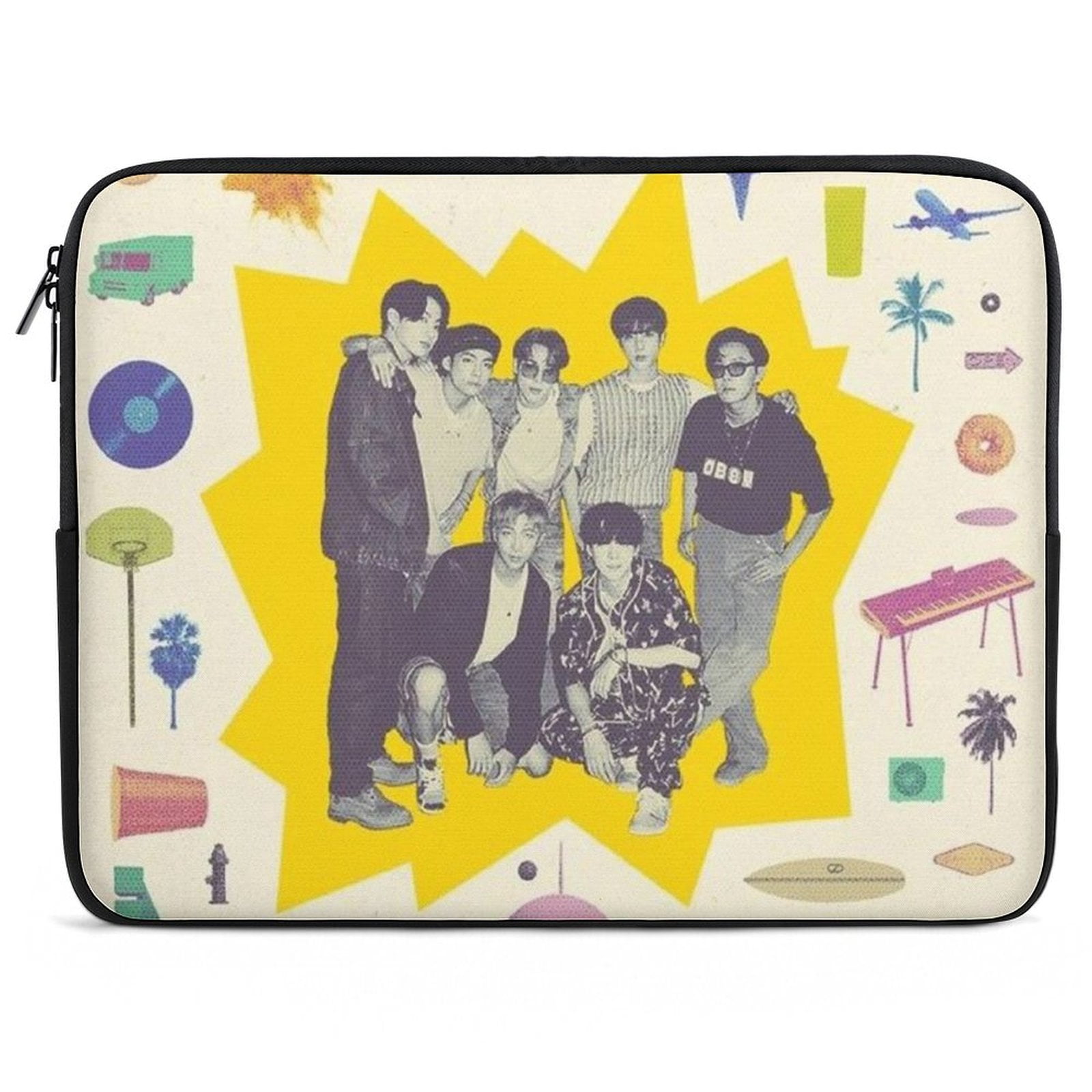BTS Laptop Sleeve Carrying Case Laptop Cover Handbags Portable Laptop ...