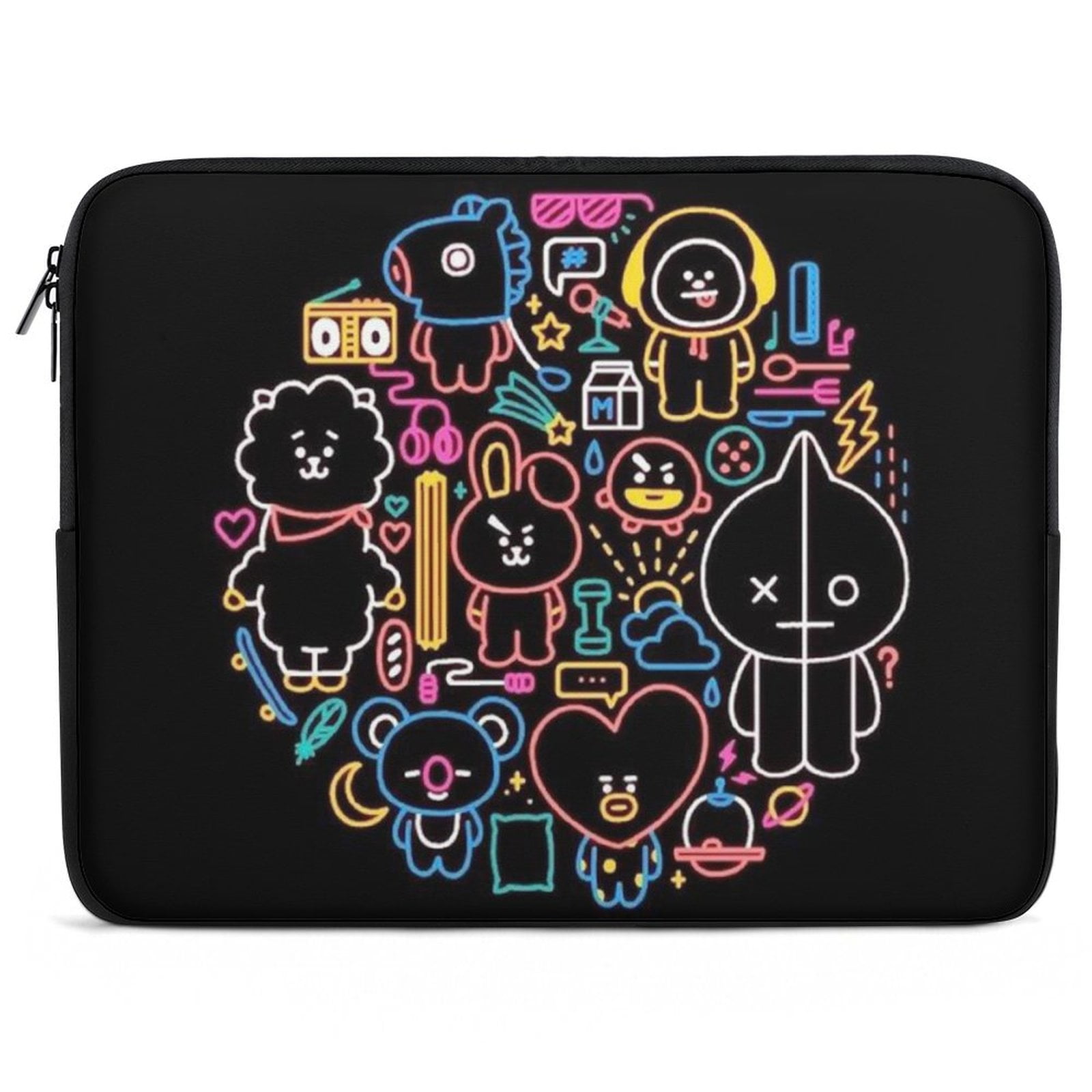 BTS Laptop Sleeve Carrying Case Laptop Cover Handbags Portable Laptop ...