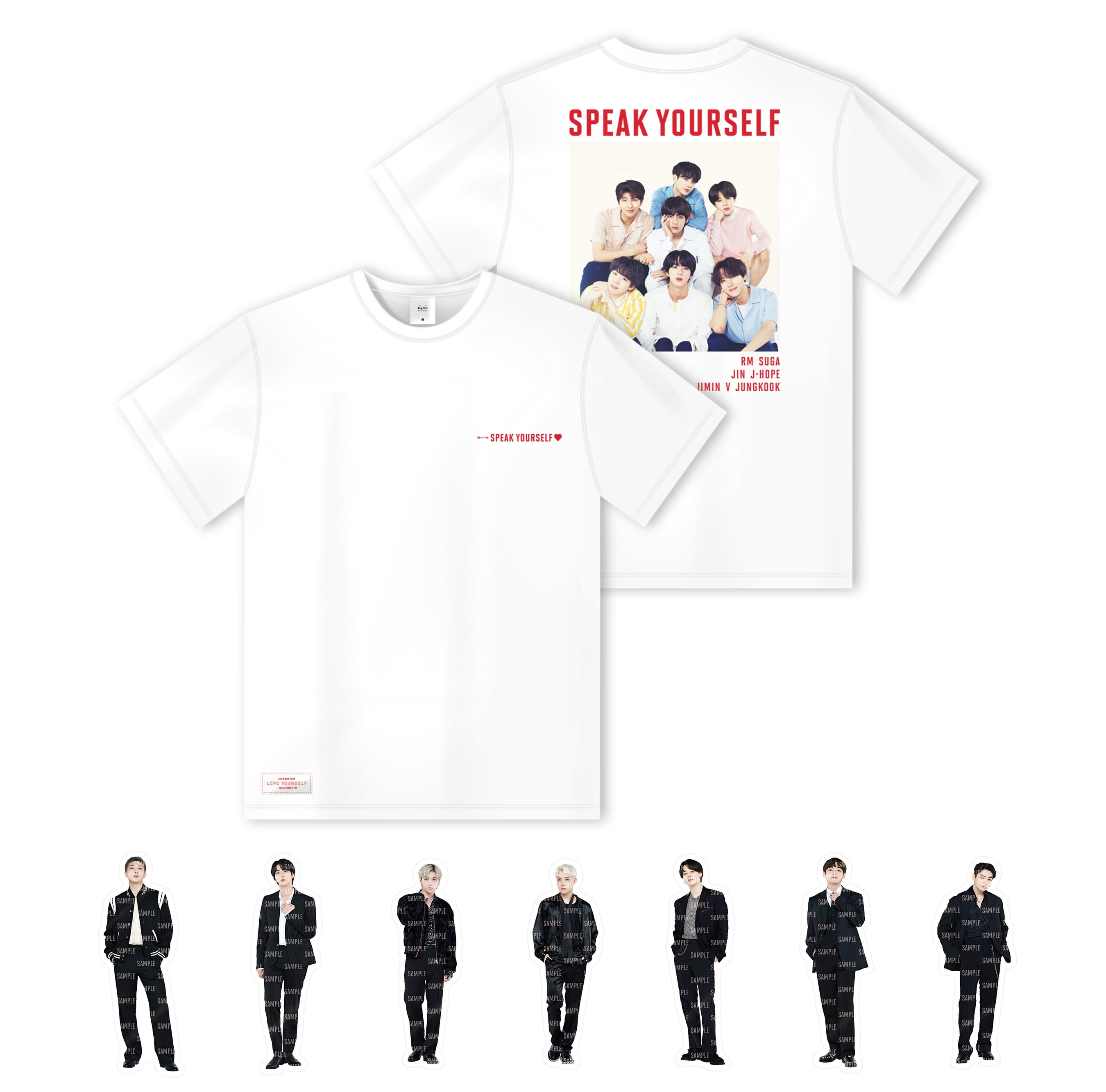 BTS - Lucky Draw & Tee (Walmart Exclusive) - Bundle - Physical