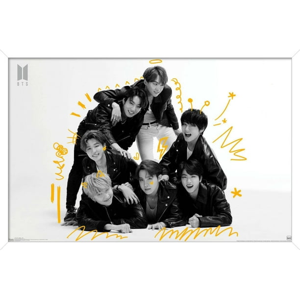 BTS - MOS7 - BW Wall Poster, 14.725