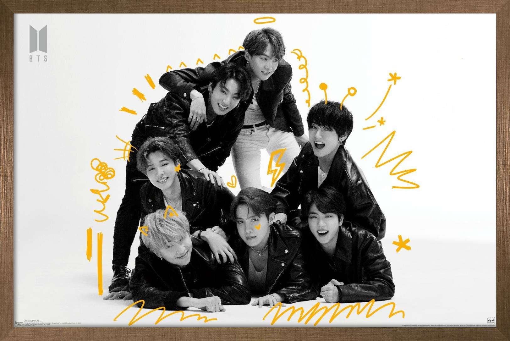 BTS - MOS7 - BW Wall Poster, 22.375 x 34