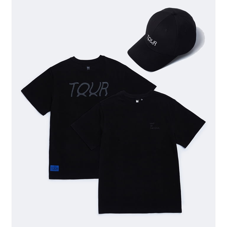 BTS - Map of Soul Tour - Official Merch - Tee (Size LG) & Ball Cap