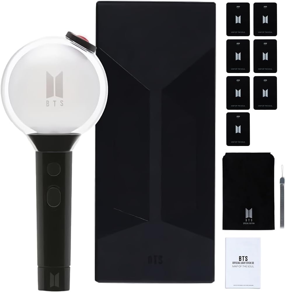 BTS Official Light Stick + フォトカード Amazon.com: DREAMUS BTS Official Lightstick Map of The Soul