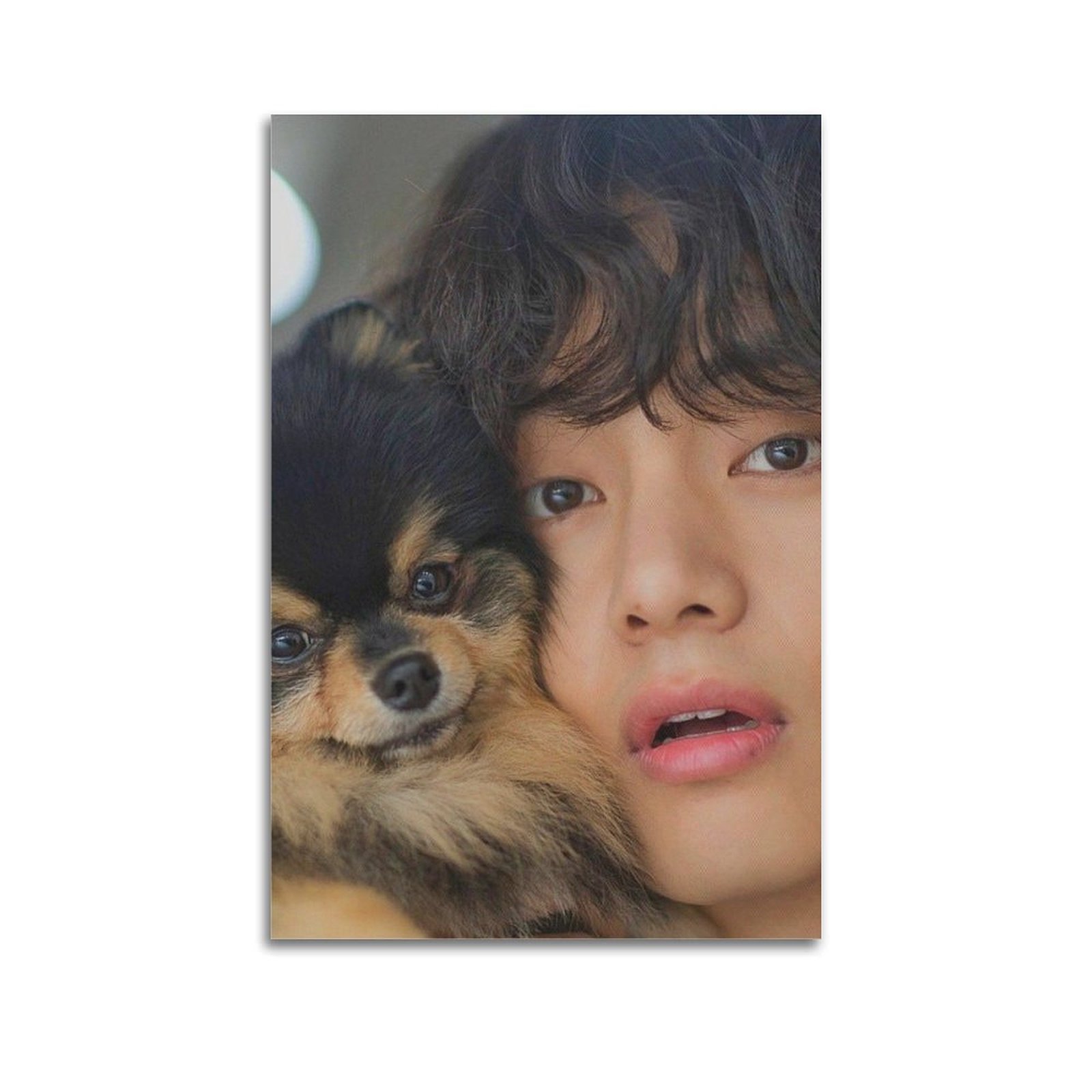 BTS Popular Group Posters V Painting Vintage Poster Picture Print Wall ...