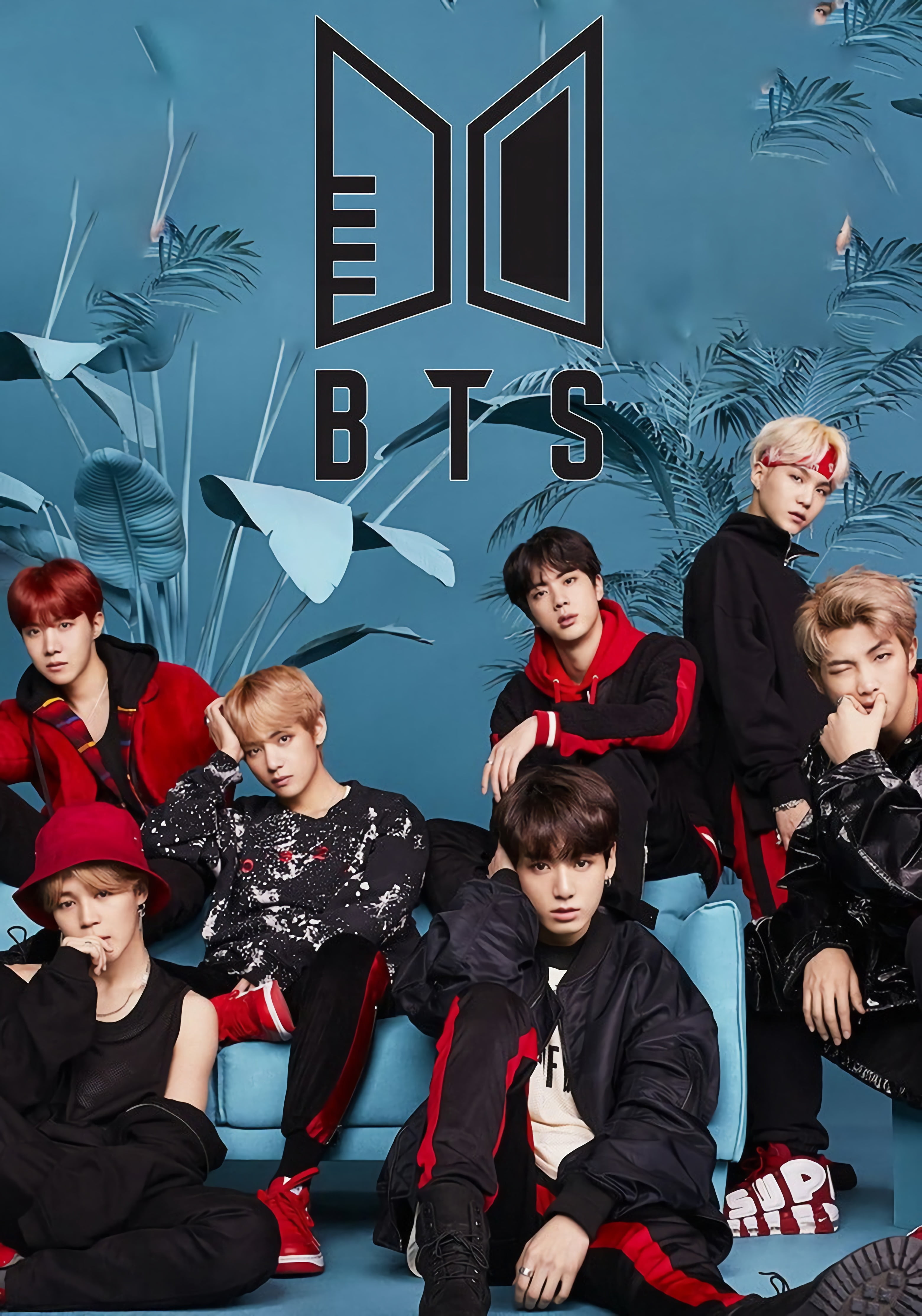 BTS Poster, Kpop Posters for Walls Art Wall for Living Room, Bedroom, Kitchen, Hallway Cool Wall Decor Art Print posters for room aesthetic-Poster Frameless Gift 12 x 18 inch(30cm x 46cm)