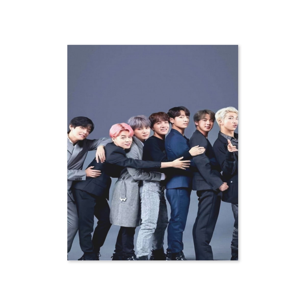 BTS Poster Wall Art Bedroom Paintings Frameless Paintings Living Room