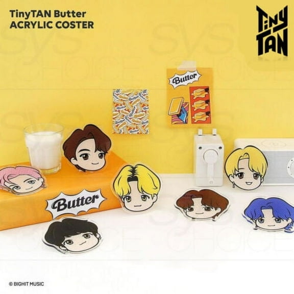 BTS TINYTAN Butter Acrylic Coaster (J-Hope)