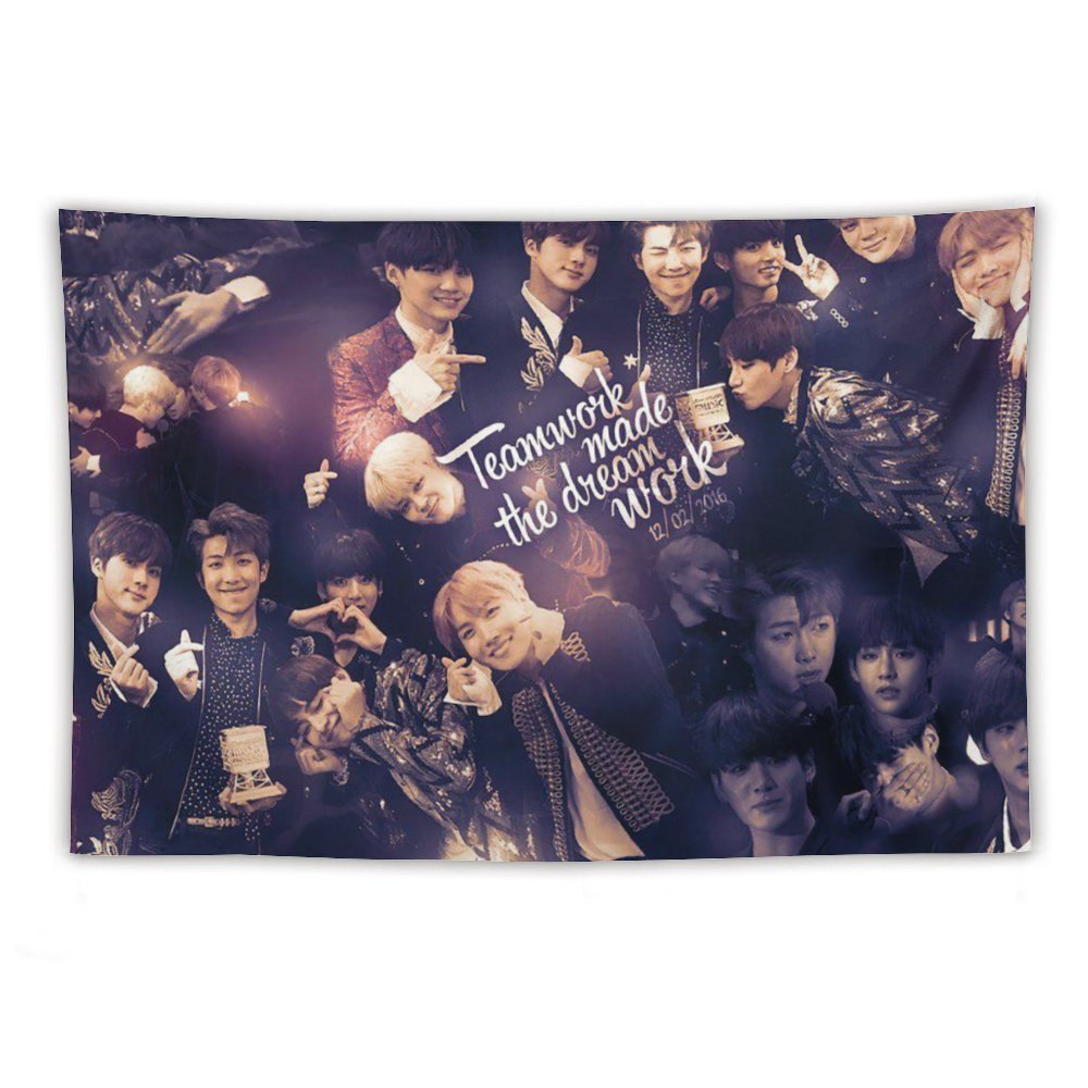 BTS Tapestry Bangtan Boys Kpop Wall Hangings College Dorm Essential