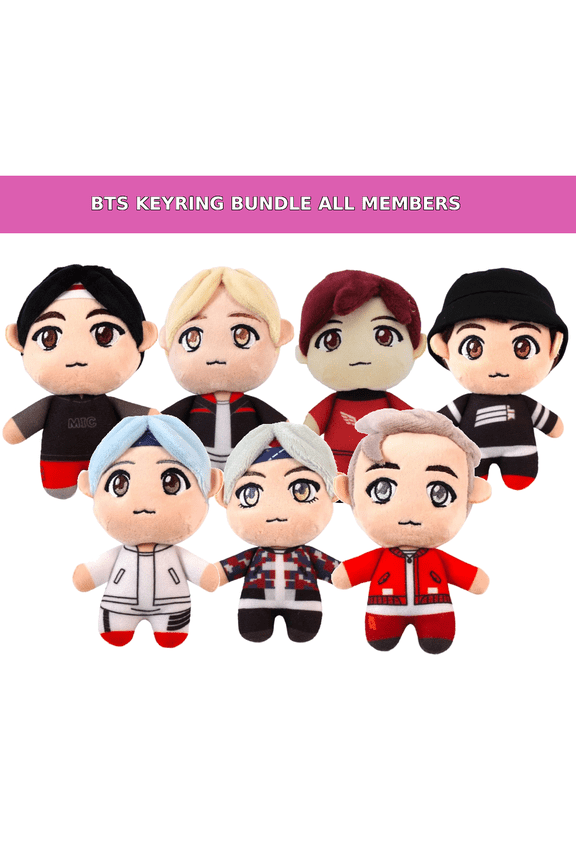 BTS TinyTAN MIC Drop 5.1" Keychain [ALL MEMEBRS] - Official Licensed BTS Product