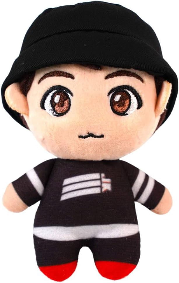 TINY TAN Jung Kook Keychain, 5.1-Inch MIC Drop Outfit Plush