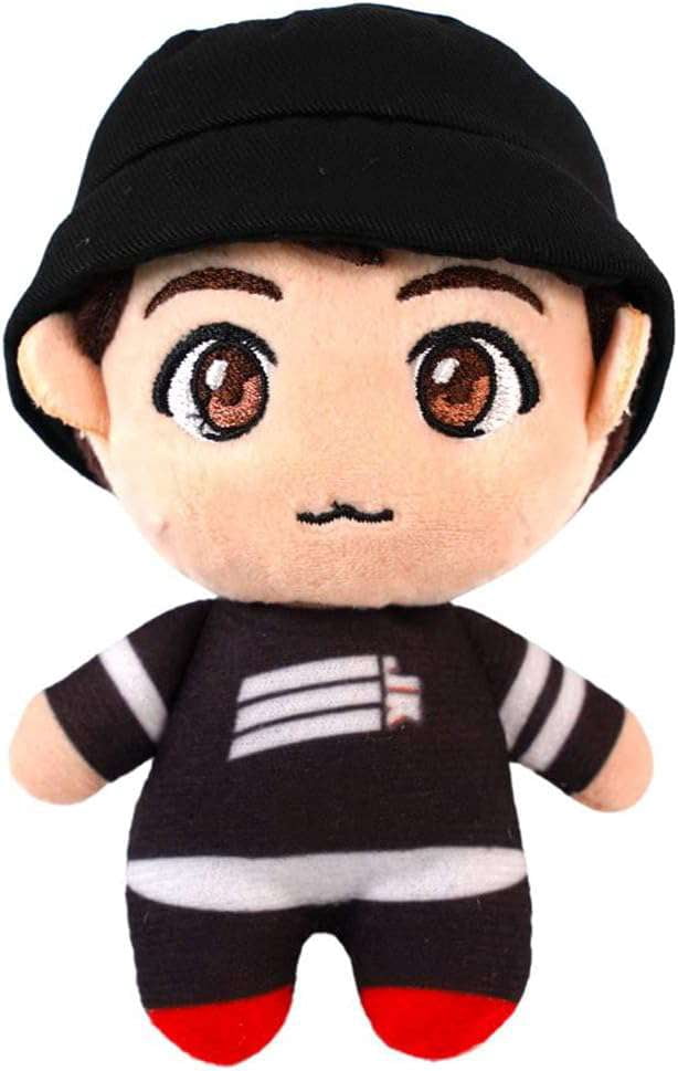 TINY TAN Jung Kook Keychain, 5.1-Inch MIC Drop Outfit Plush