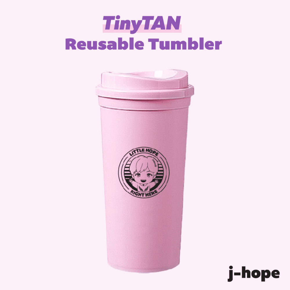 Buy BTS TinyTAN Clear Reusable Tumbler