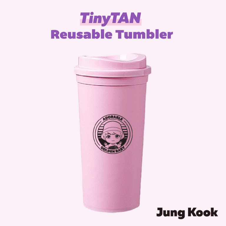 BTS TinyTAN Official Licensed BTS EcoCup Reusable Tumbler 16.9 oz -  Jungkook 