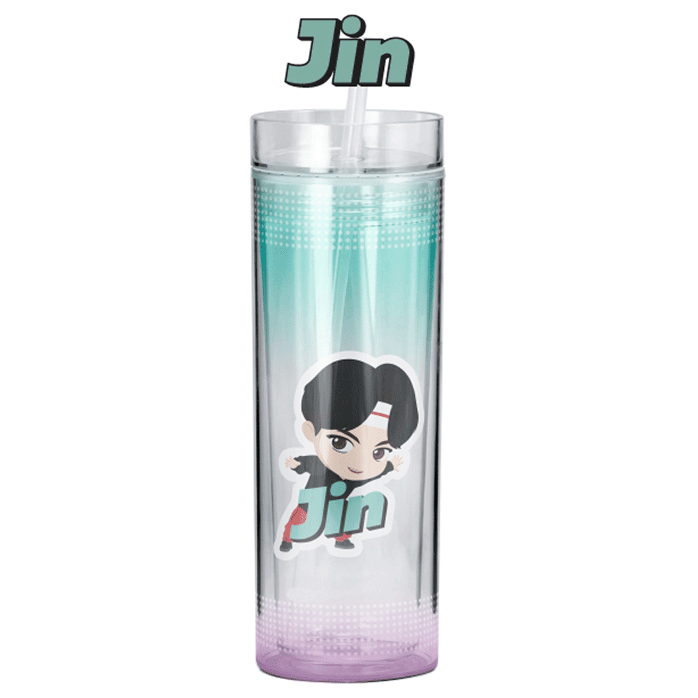 BTS TinyTAN Official Licensed BTS Product Ice Cup Tumbler 11.8 oz - Jin