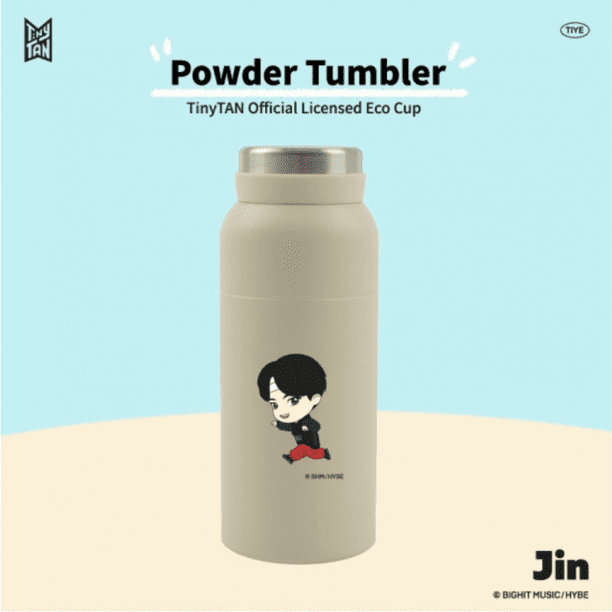 BTS TinyTAN タイニータン タンブラー RM Jin Jimim BTS TinyTAN Official Licensed BTS Product Powder Tumbler 11.5 oz