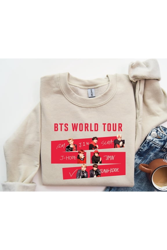 BTS World Tour 2026 Sweatshirt, BTS Concert 2026 Shirt, Army Fan Gift, Bangtan Comeback Sweater, BTS Merch, Army Fan Shirt