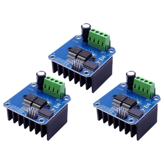 BTS7960 Motor Control Module with 43A Capacity and Efficient Heat Dissipation Design