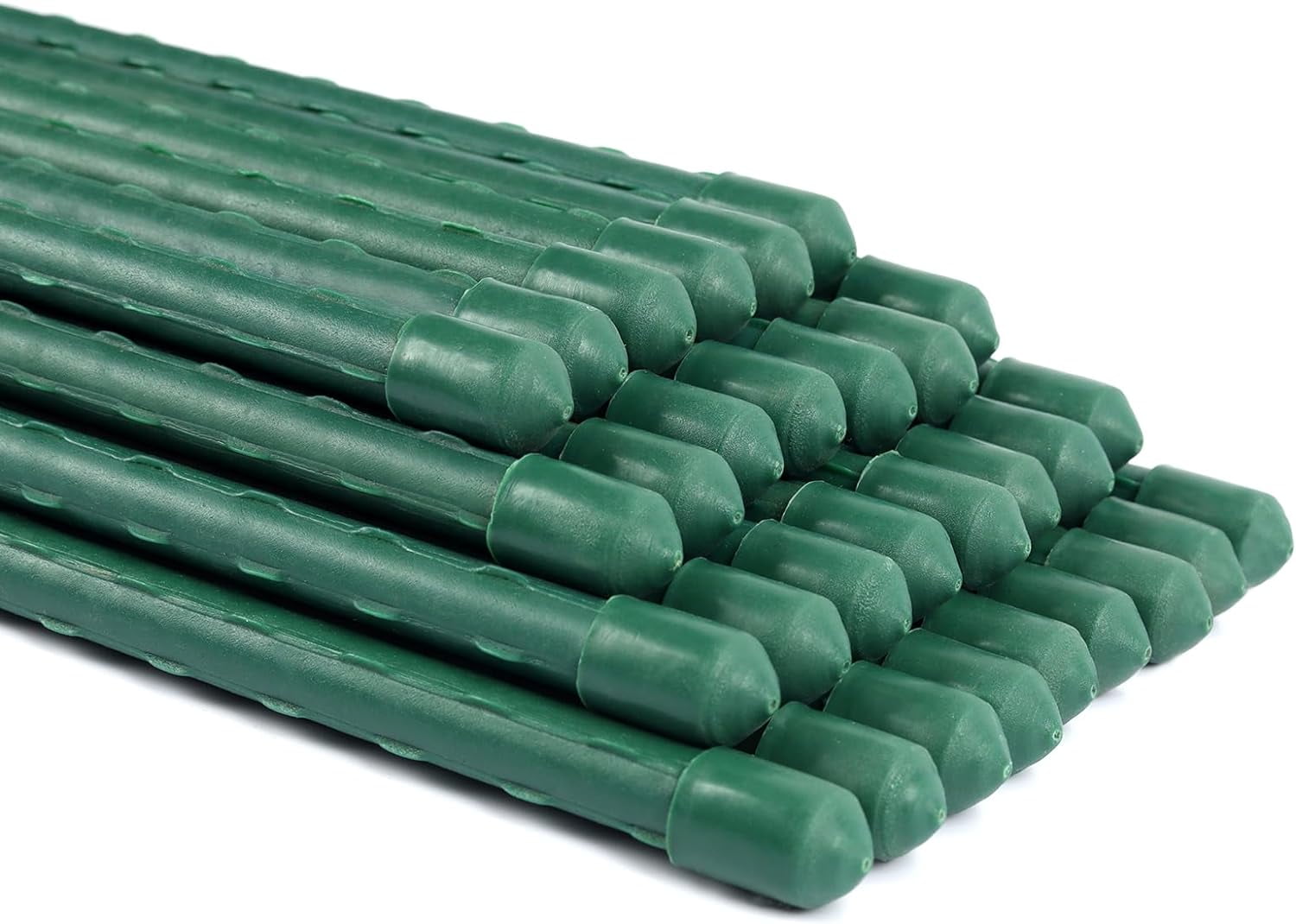 BTSDhome Garden Stakes 6 Ft Steel Plant Stakes Sturdy Tomato Stakes