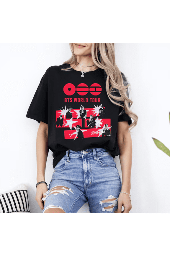 BTSS Bangttan Boys Graphic T-Shirt, Unisex Music Concert 2026 Tee, WE01