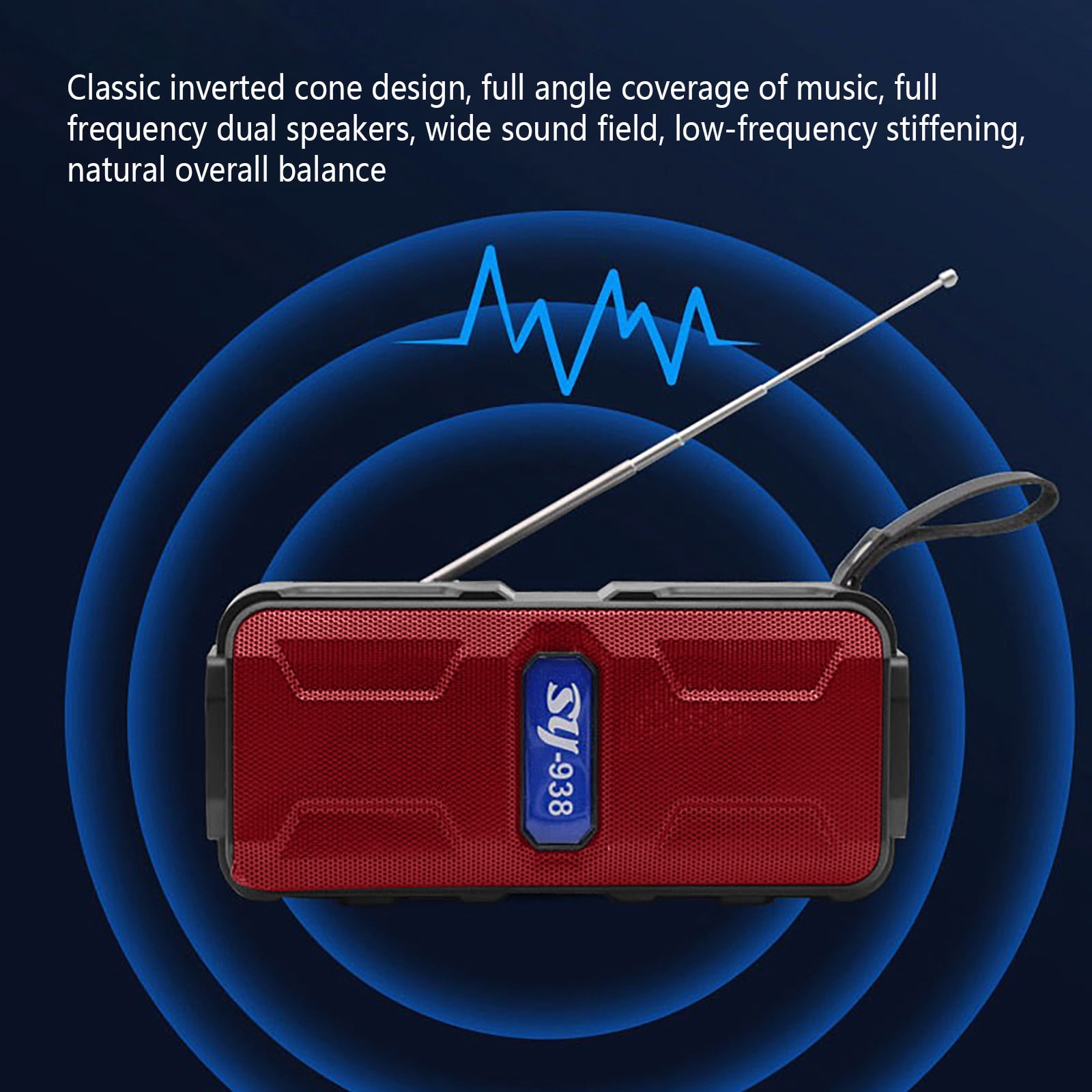 BTTGGLhn Bluetooth Audio Outdoor Flashlight Bluetooth 5.1Radio Multi ...