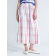 thumbnail image 1 of Free Assembly Women's and Women's Plus Button-Front Cotton Maxi Skirt, Sizes XS-4X, 1 of 5