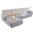 thumbnail image 1 of BTTO 2PCS Sectional Couch Cover for L-Shape, 100% Waterproof Reversible Slipcover for Dogs, Pet, Cat, Washable Chaise Lounge Cover, 1 of 7