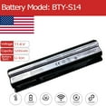 thumbnail image 1 of BTY-S14 Laptop Battery for MSI 40037432 BTY-S15 GE620DX FX620DX MS-1482 MS-16G BTY-S14 MD97690 16G4/MS MD97663 MS-1481 MS-1751 MS-16G5 MD97127 2PF-631XPLMD97164 2OC-081US BTY-M6E MS-16GA MS-16GF MSI6, 1 of 6