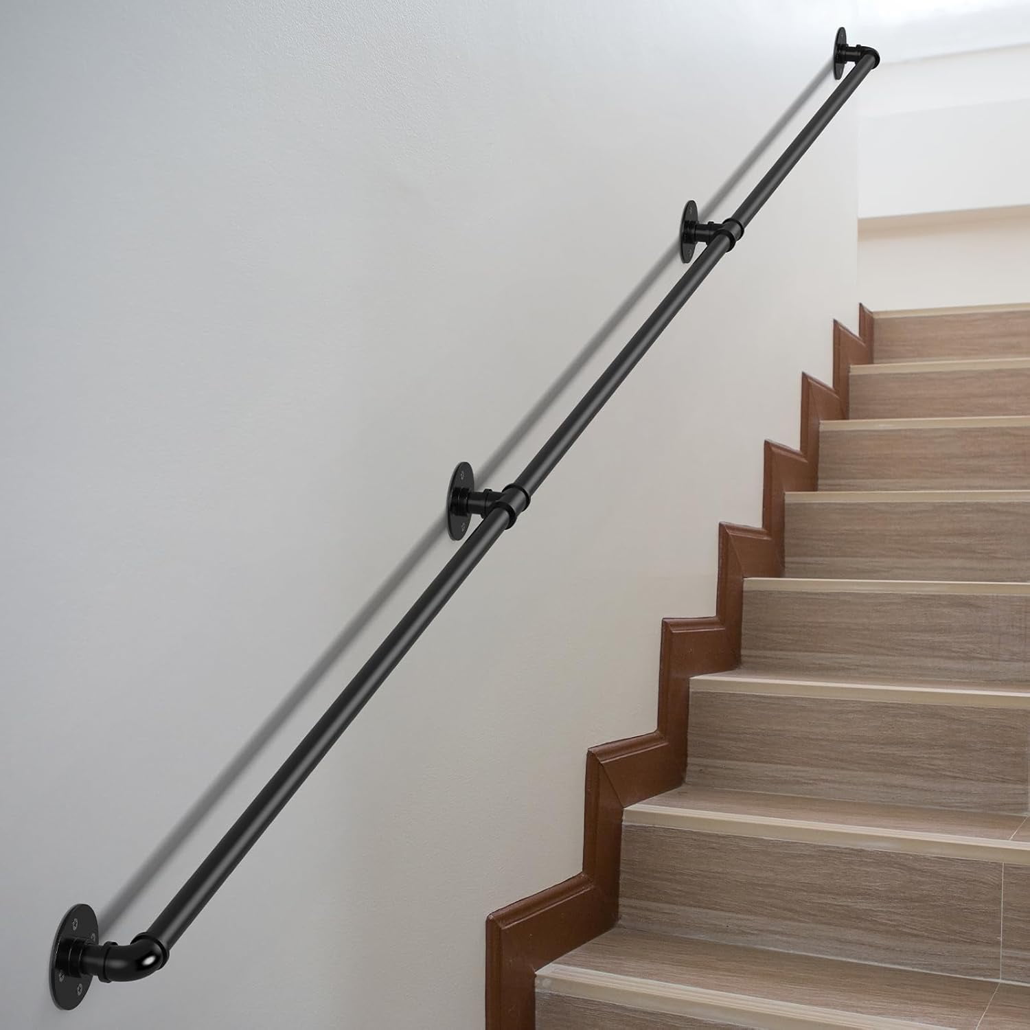 Manufacturer standard China Factory Manufacture Metal Stair Railing / Steel  Stair Railing /Stair Railing, Tubular Steel Railing, image size:1500x1500