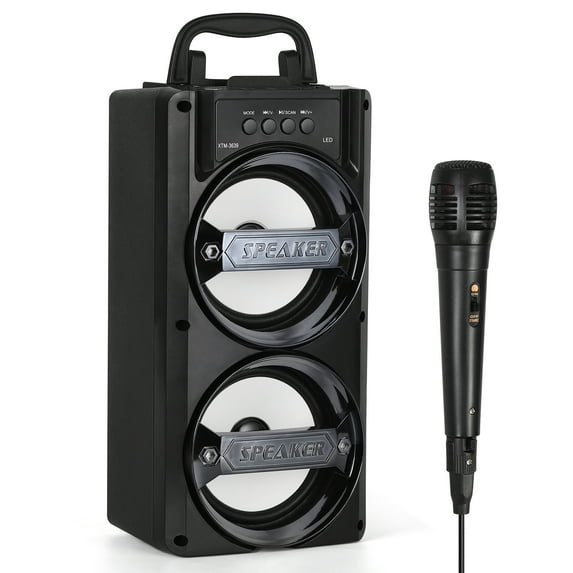 BTY Surround Sound Karaoke Machine for Adults and Kids, Black