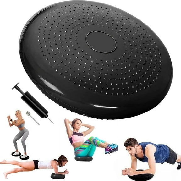 BTideas Core Balance Disc Trainer, 13.3” Balance Disc with Pump for Improving Posture, Fitness