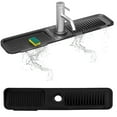 thumbnail image 1 of BTideas Kitchen Sink Splash Guard, Silicone Splash Mat, 24" Kitchen Sink Organizer, Black, 1 of 7