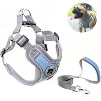 BTideas No Pull Dog Harness Medium Sized Dog,Adjustable Reflective Easy Walk Dog Harness & 5ft Leash