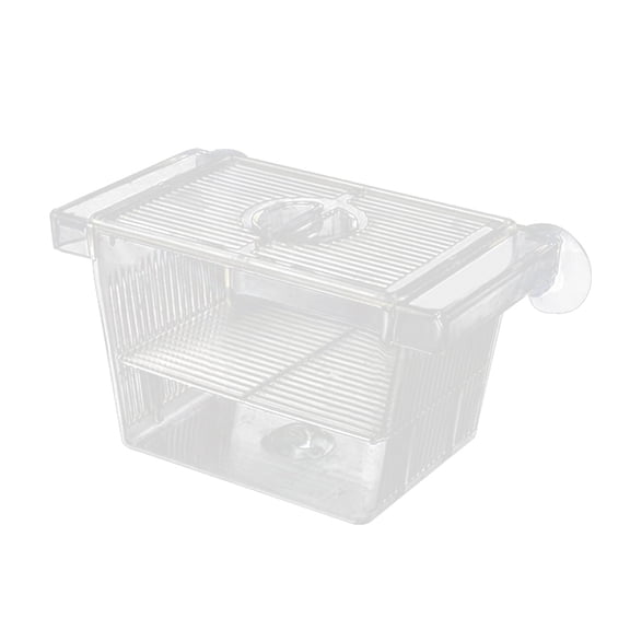 BToBackYard Aquarium Fish Tank Clear Fish Breeding Isolation Box Aquarium Breeder Fish Tank Double Guppies Hatching Incubator