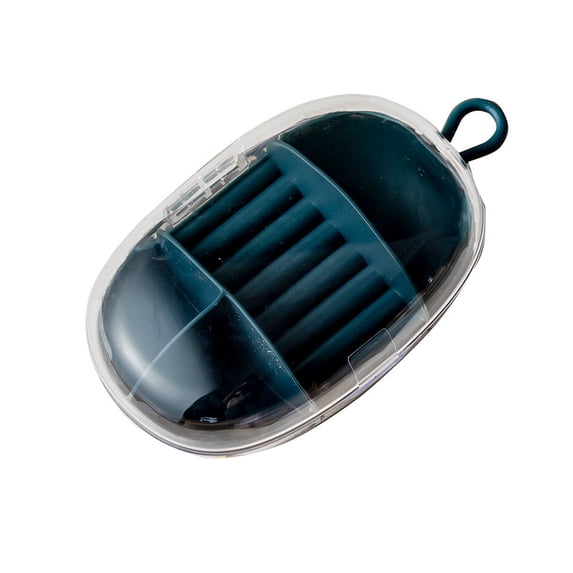 BToBackYard Travel Size Jewelry Box Organizer Holder Portable Jewelry Storage Case Small Display Showcase with Crystal Clear Lid for Rings Necklaces Bracelets Earrings Girls Women Mother Daughter