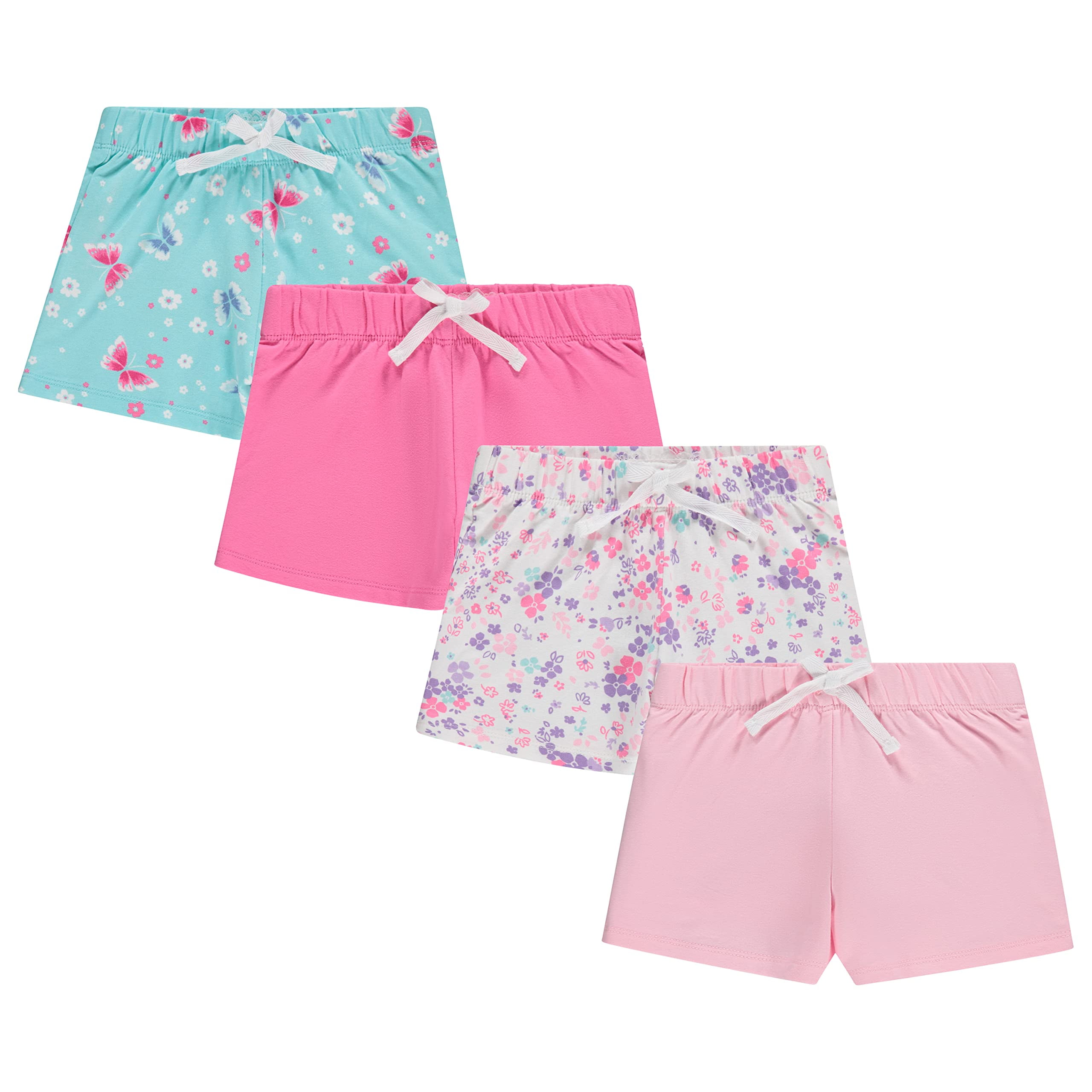 Kids Girls Summer Tracksuit Solid Color Ribbed Crop Tops and Shorts Set  2Pcs Outfit 6-11 Years 