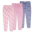 thumbnail image 1 of BTween Girl's 3-Pack Velour Jogger Pant Set - Solid, Tie Dye or Camo Sweatpants for Girls, 1 of 7