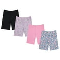 thumbnail image 1 of BTween Girls 4 PK Biker SHORTSBUTFL7, 1 of 5
