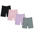 thumbnail image 1 of BTween Girls 4 PK Biker SHORTSGARDN14, 1 of 5