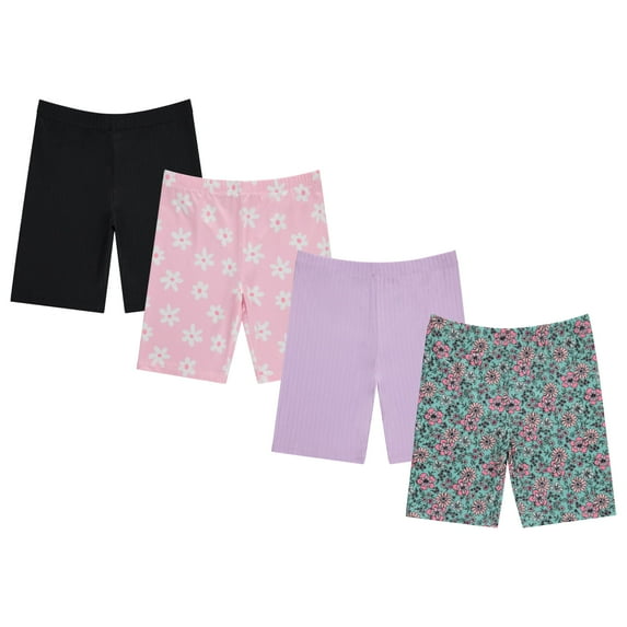 BTween Girls 4 PK Biker SHORTSGARDN7