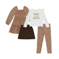 thumbnail image 1 of BTween Girls' 4-Pack Fall Outfit: Dress, Skirt, Tee, Leggings, Pink, 10, 1 of 5