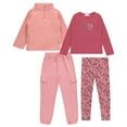 thumbnail image 1 of BTween Girls' 4-Pack Fashion Wardrobe Essentials ,Trendy & Versatile Clothing Sets for Kids, Rose, Size 14, 1 of 6