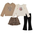 thumbnail image 1 of BTween Girls 4-Pack Wardrobe Set, Stylish and Comfortable Outfits for Kids - Tan, Sizes 10/12, 1 of 7