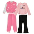 thumbnail image 1 of BTween Girls' 4-Pack Wardrobe Set with Jacket in Coral - Fashionable Kids' Clothing Bundle - Size 6, 1 of 5