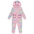 thumbnail image 1 of BTween Hooded Onesie PJs for Girls, STARS,4, 1 of 1
