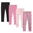 thumbnail image 1 of BTween Kids Girl's Fashion Stretch Pants Leggings Comfortable Bottoms Set- 4 Pack Bundle, 1 of 5