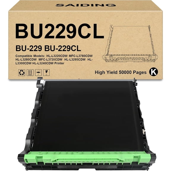 BU-229CL Belt Unit Compatible for BU229CL Transfer Belt Unit Replacement for Brother HL-L3220CDW MFC-L3780CDW HL-L3280CDW MFC-L3720CDW HL-L3295CDW HL- L3300CDW HL-L3240CDW Printers(1 Pack)