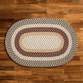 thumbnail image 1 of BU85R060X084 Burmingham - Brick Brown 5'x7' Rug, 100% Polypropylene - Oval., 1 of 2