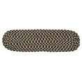 thumbnail image 1 of Colonial Mills Set of 13 Beige and Brown Hand Braided Stair Tread Rug 28", 1 of 2