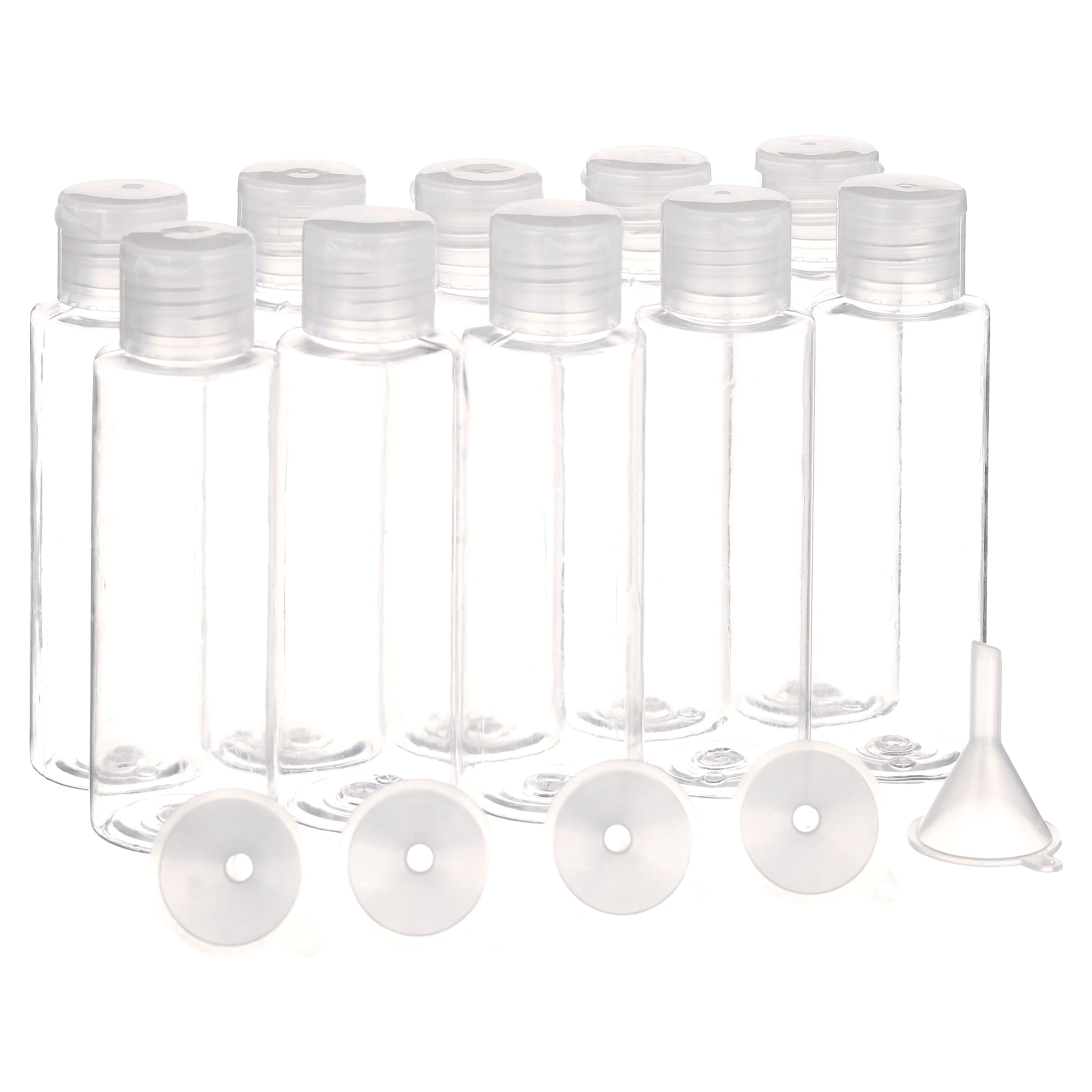 BUBABOX 10 Pack 3.4oz Travel Bottles for Toiletry, Small Refillable